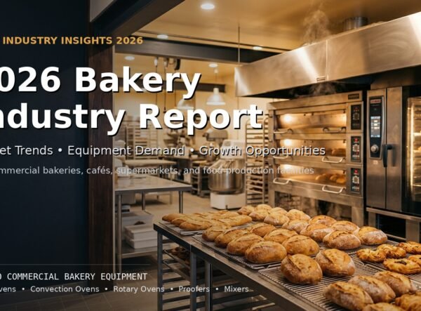 2026 bakery industry report with commercial bakery ovens and freshly baked bread