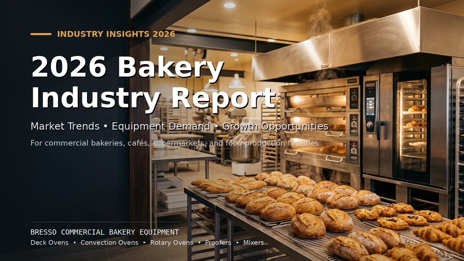 2026 bakery industry report with commercial bakery ovens and freshly baked bread