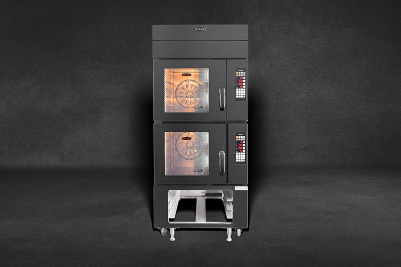 5+5 Tray Convection Oven Black Front-View 5+5 Tray Convection Oven Black Front-View